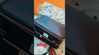 Finally my makeover bag is ready🤩😀 customisable beauty casemakeup travel bagmakeup artist shorts [upl. by Enail]