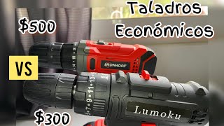 Taladros económicos inalámbricos Ironhoof y Lumoku [upl. by Ladiv135]