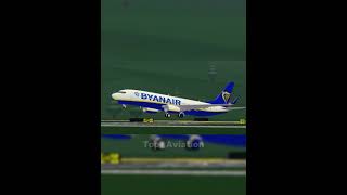 Ryanair 737 Takeoff at Grindavik in PTFS Roblox aviation [upl. by Yeoz]