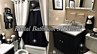 Rental Bathroom  5 INEXPENSIVE Things to do to Upgrade your Rental BATHROOM  Tips amp Hacks  2021 [upl. by Hullda]