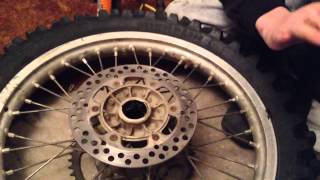 RM125 RebuildUpdates Wheel Bearing Part 2 [upl. by Cassandra658]