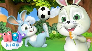 Petit lapinou petit lapin 🐰  HeyKids Comptines pour bébé  Animaj Kids [upl. by Frazer431]