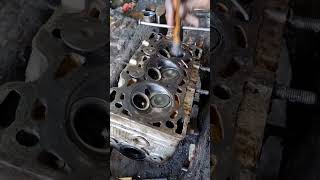 Engine valve lapping or polishing work [upl. by Matta]