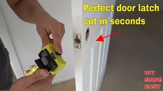 Ryobi door latch installation tool [upl. by Drucilla]