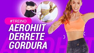 Treino para PERDER PESO RÁPIDO  AEROHIIT CARDIO WORKOUT [upl. by Tybald731]