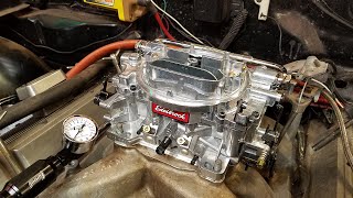 1970 PONTIAC LEMANSGTO FUEL PUMP INSTALL [upl. by Nonnarb]