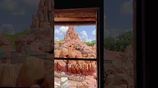 Big Thunder mountain  Frontierland  Magic Kingdom Walt Disney world Orlando Florida [upl. by Connel]