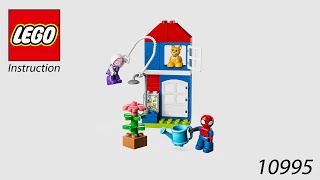 LEGO Instruction  Marvel  10995  SpiderMans House [upl. by Kcirre]