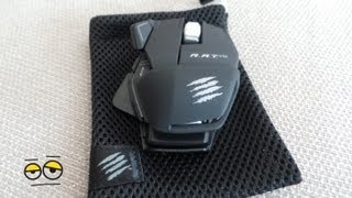 Mad Catz RATM Portable Gaming Mouse Review [upl. by Halda]