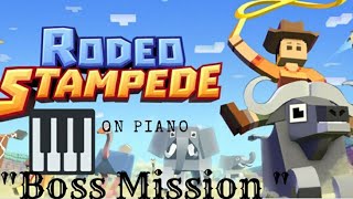 Boss Mission from Rodeo Stampede on piano [upl. by Analeh772]