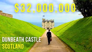 INSIDE a 32000000 Castle for Sale in Scotland  Gardens Hunting Grounds and 4 Miles of Coastline [upl. by Lapo]