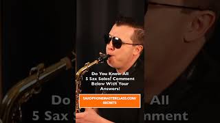 do you know these 5 EPIC sax solos [upl. by Akaenahs]