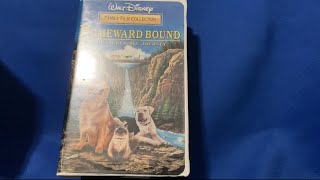 VHS Homeward Bound The Incredible Journey [upl. by Lacym]