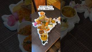 Indian Mini Thaali Has Variety Of Food From Different State of India  Indian Food Flavours [upl. by Nymrak]