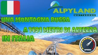 ALPYLAND MOTTARONE  IL FUN BOB ALPINE COASTER DEL LAGO MAGGIORE ITALY DA URLO😱 [upl. by Imer]