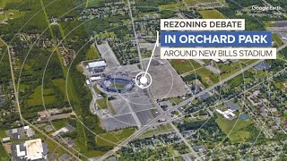 Rezoning debate in Orchard Park around new Buffalo Bills stadium [upl. by Myke]