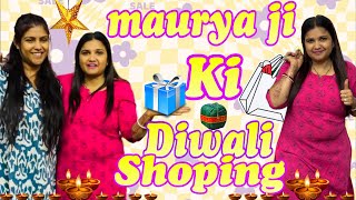 DIWALI 🪔 shopping delhi  avantika market delhi Daily vlog  maurya vlog decoration shopping [upl. by Aihsoj]