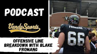 Breaking down Vanderbilts offensive line scheme with Blake Fromang [upl. by Seyler]