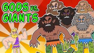 Greek Gods vs Giants  Greek Mythology Explained [upl. by Arimlede]