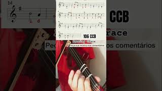 106 CCB como tocar no violino violin violino ccb ccbhinos [upl. by Charmian]