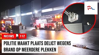 Brand in bedrijfspand Dordrecht veel rook vrijgekomen [upl. by Anahsek]