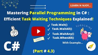 Mastering Parallel Programming In C Part43  Efficient Task Waiting Techniques Explained [upl. by Llevol]