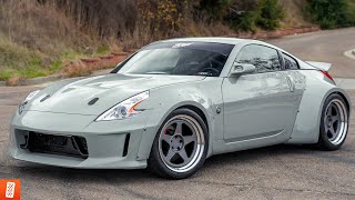 Building a TESLA SWAPPED 350Z in 27 minutes COMPLETE TRANSFORMATION [upl. by Leumel]