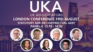 UK Adjudicators 2021 London Conference  Panel 4 [upl. by Paterson731]