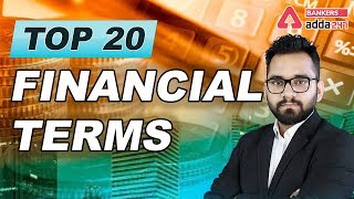 Top 20 Financial Terms Explained in Hindi  Banking amp Financial Awareness  Adda247 [upl. by Zitvaa]