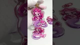 Custom crystal acrylic charms keychain acrylickeychain acryliccharm fanart art acryliccharms [upl. by Antebi141]