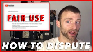 How to Submit a Fair Use Copyright Claim “Dispute” in YouTube April 2023 [upl. by Ayoras]