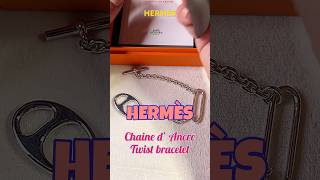 Twist or Punk  The HERMES Chaine d’Ancre bracelet in silver  hermes bracelet [upl. by Kcirneh900]