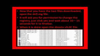 How to downgrade DirectX 11 and 10 to DirectX 90c Windows XP Vista 7 8 [upl. by Allesiram]