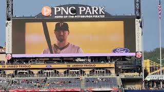 Pittsburgh Pirates Opening Lineup at PNC Park 42324 [upl. by Egni]