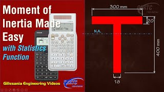 Moment of Inertia Made Easy with Statistic Function [upl. by Pulling]