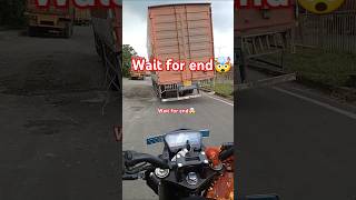 OMG🤯 hvvy driver 😳truck truckdriver🚛longdrive rider🏍️xtreme shorts motovlog bike [upl. by Pettit]