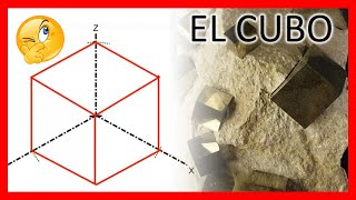 como hacer un cubo en perspectiva isométrica 🎲 SIN coeficientes de reducción  Dibujo técnico 3D [upl. by Nilde]