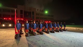 Séisme en Chine  3 blessés après un séisme de magnitude 71 dans la préfecture dAksu au Xinjiang [upl. by Buchalter507]