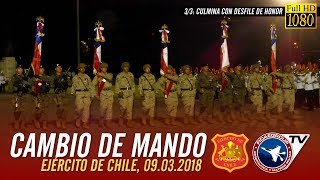 Exclusivo Cambio de Mando Ejército de Chile  Desfile de honor 33 [upl. by Attaymik]