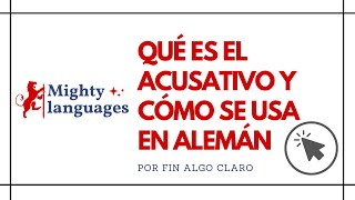 ¿CÓMO usar el ACUSATIVO en ALEMÁN 🔴 [upl. by Yelsiap]