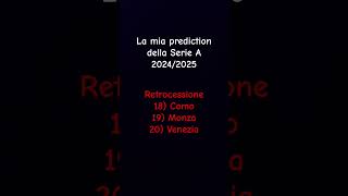 Classifica Serie A 20242025 Parte 1 [upl. by Llyrpa]