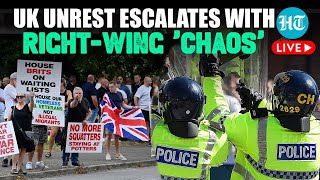 LIVE  UK Unrest RightWing Protesters Unleash Storm As Britain Faces Worst Riots in 13 Years [upl. by Rehtae]