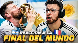 ARGENTINA 33 FRANCIA I REACCIÓN COMPLETA A LA FINAL DEL MUNDO EMOCIÓN TOTAL [upl. by Alage]