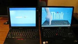 Thinkpad 560 and z61t booting [upl. by Yeleak]