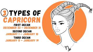 Different Types of Capricorn Personality  Understanding Capricorn Decans capricorn [upl. by Eahsan]