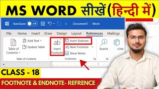 MS Word Reference Tab Full Explained Complete MS Word TutorialLearn Microsoft Word Step by Step18 [upl. by Eussoj]