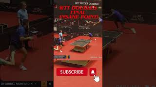 Insane point tabletennis tennistavolo insaneshots consistency talent strenght wttfinals [upl. by Babbette]