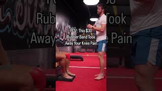 Voodoo floss bands easiest knee rehab hack in the game [upl. by Suivatnom]