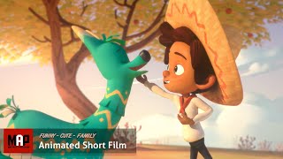 Cute CGI 3D Animated Short Film  HOLA LLAMIGO  Funny Family Animation for Kids by Ringling [upl. by Teodoor]