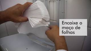 EDINT Dispenser Papel Toalha Interfolhaabastecimento [upl. by Nahshun]